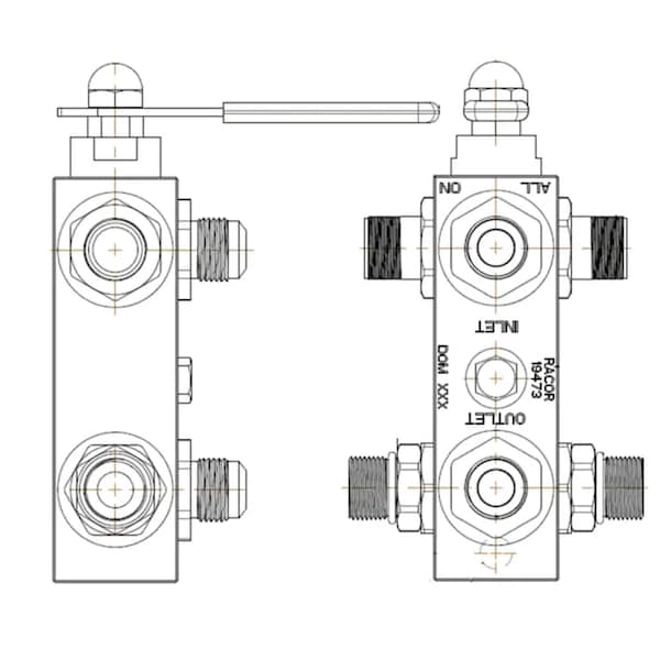 Repl Kit, 6 Port Valve-Fgx/Max